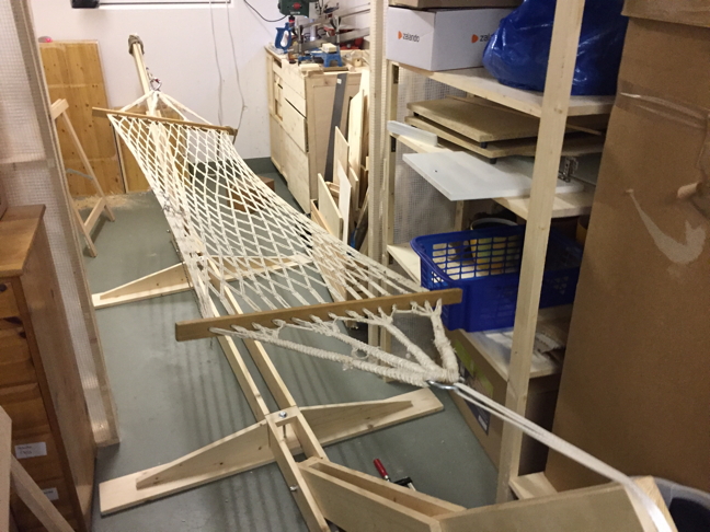 Testfiting for the hammock